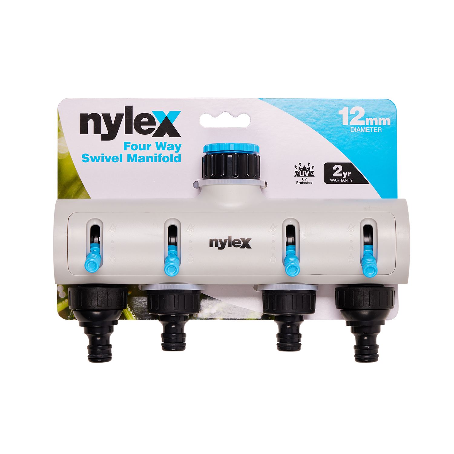 Manifold Plastic 4-way Swivel