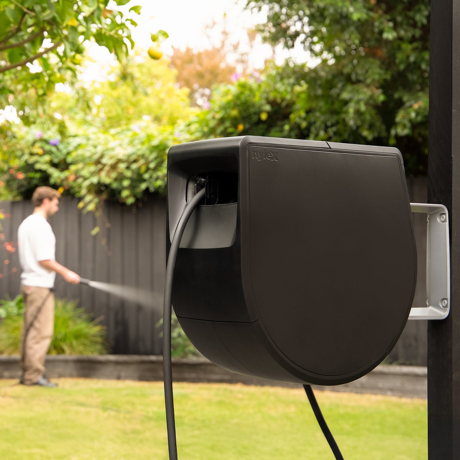 Auto Retractable Hose Reel - Black