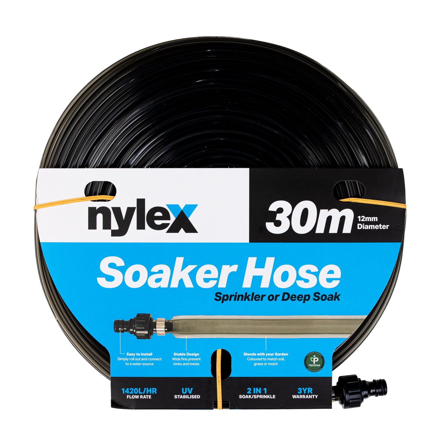 30m Soaker Hose - Charcoal
