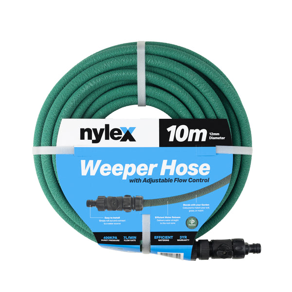 10m Weeper Hose - Green