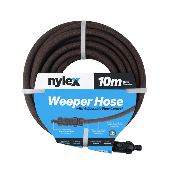 Weaeper 10m Weeper Hose - Black – Nylex