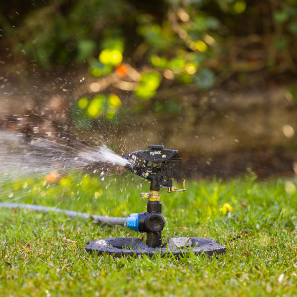 Black Impact Sprinkler with Flow Control