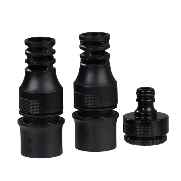 Hose Fitting Set With Built-in Strain Relief