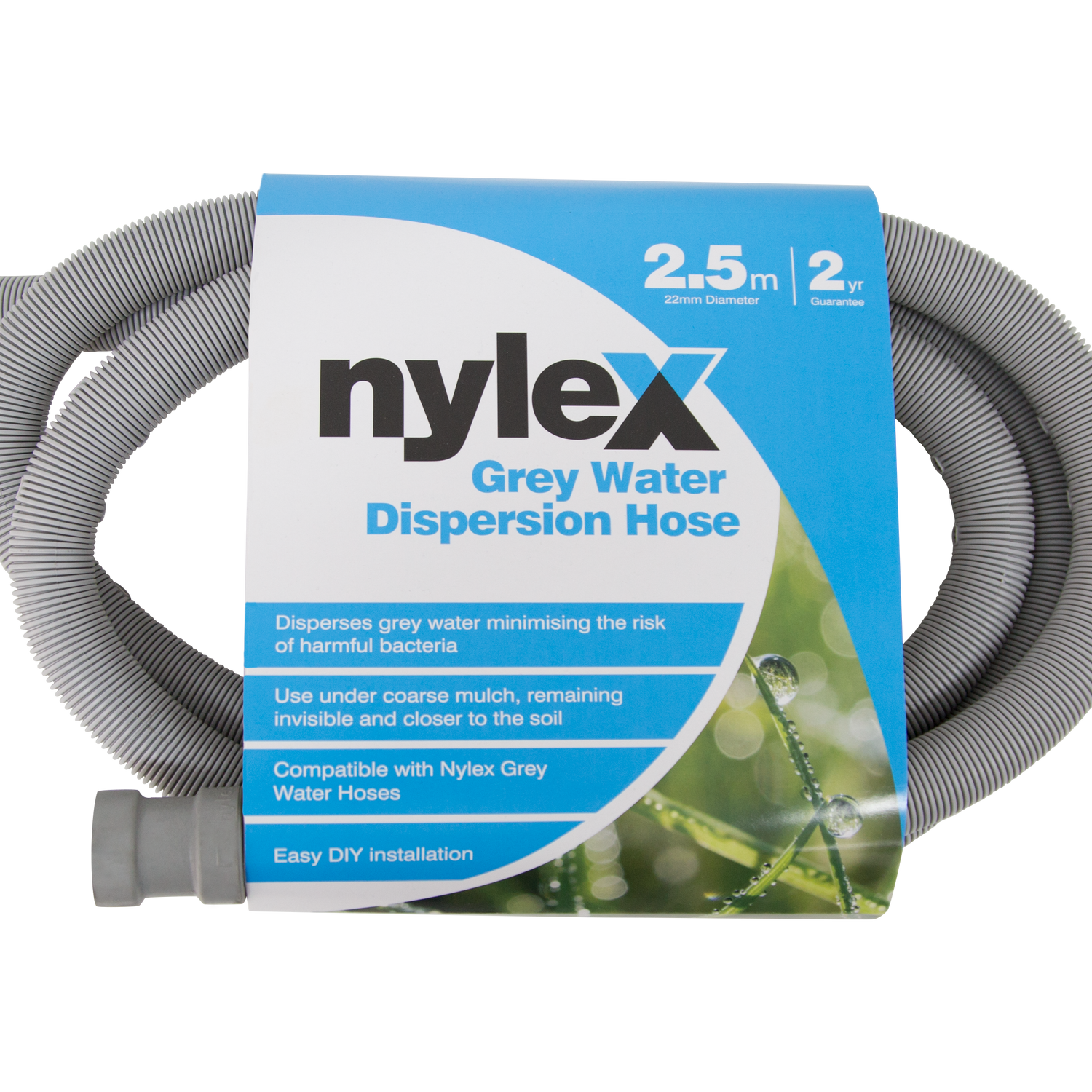 22mm x 2.5m Greywater Hose