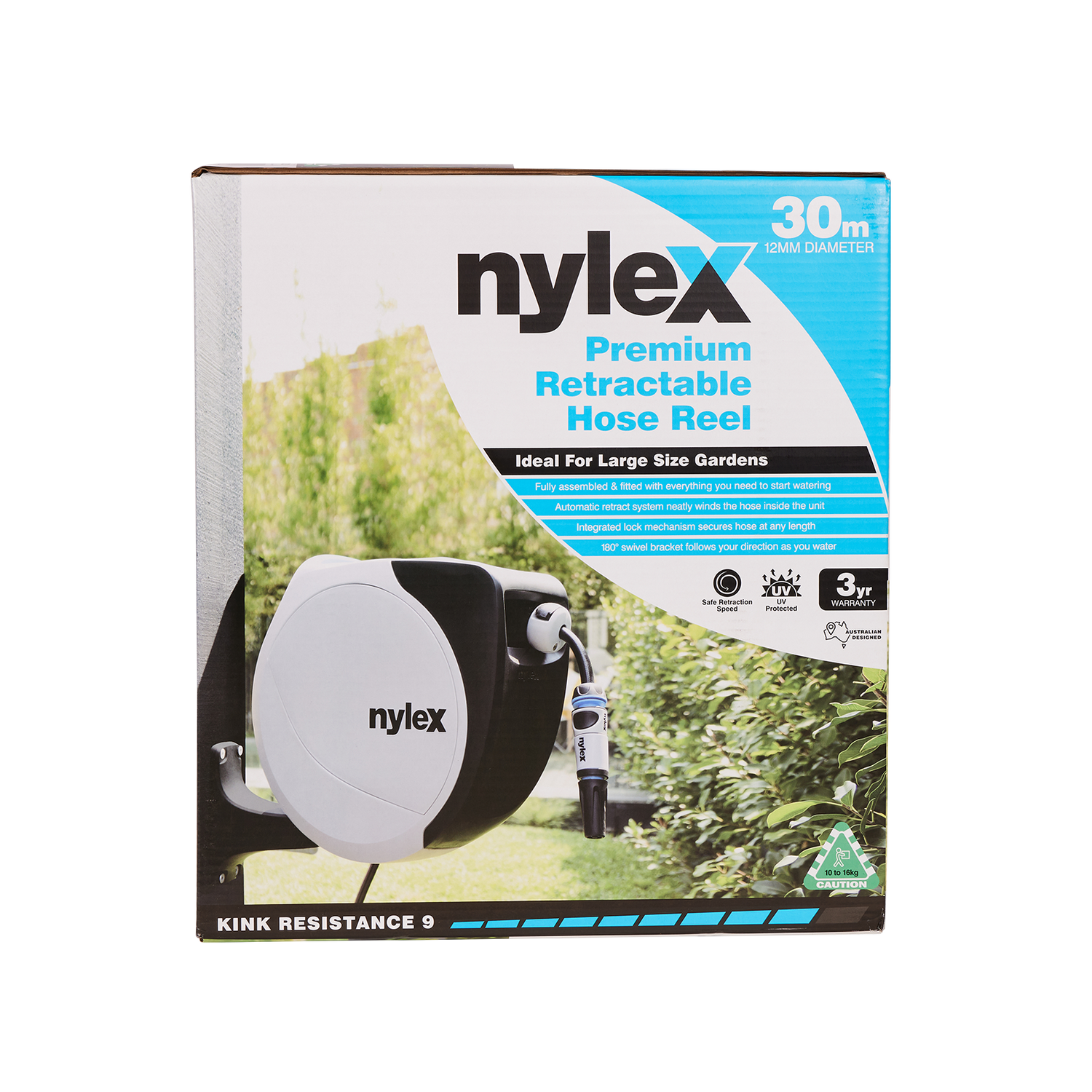 30M Auto Retractable Hose Reel