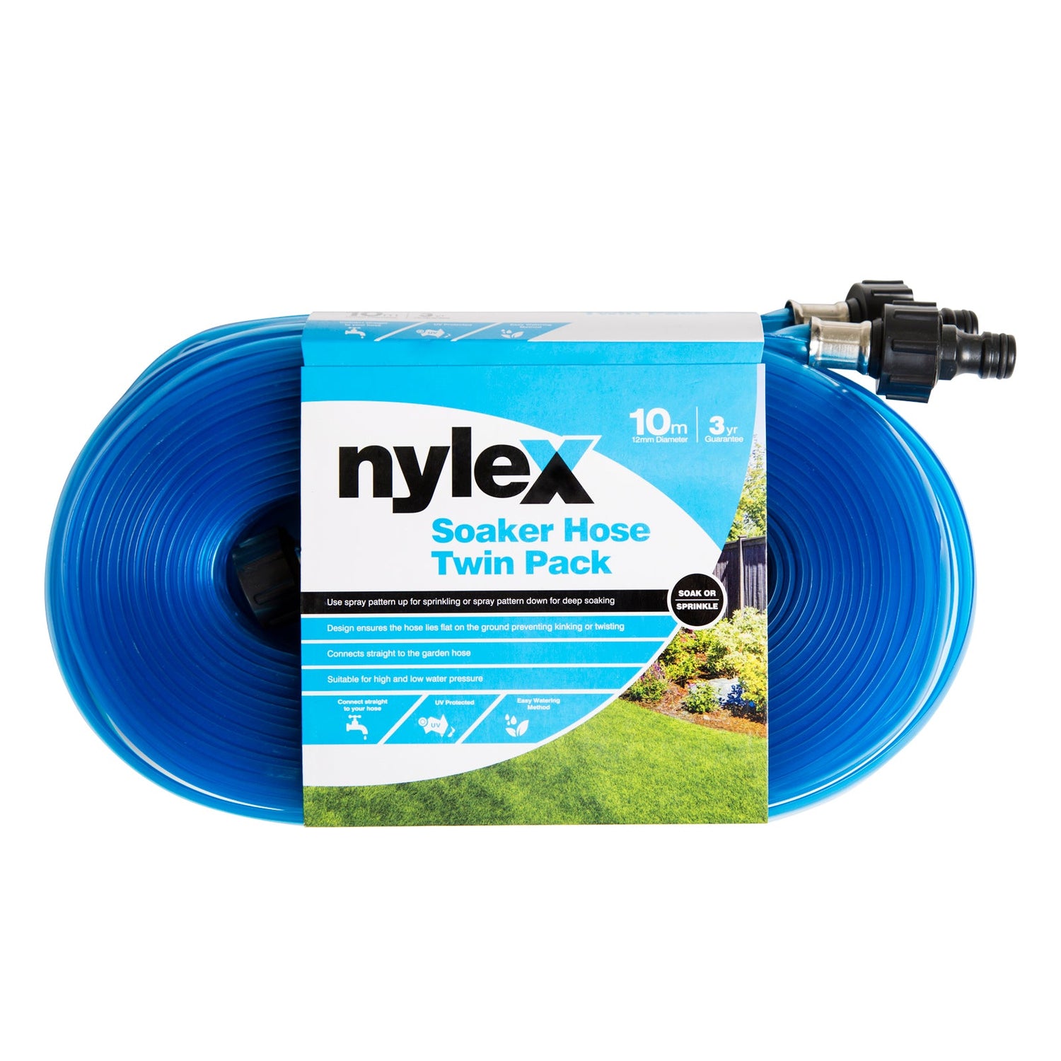 Nylex 10M Soaker Hose 2 Pack – Nylex