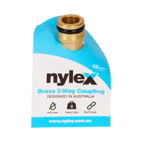 Brass 2 Way Hose Coupling