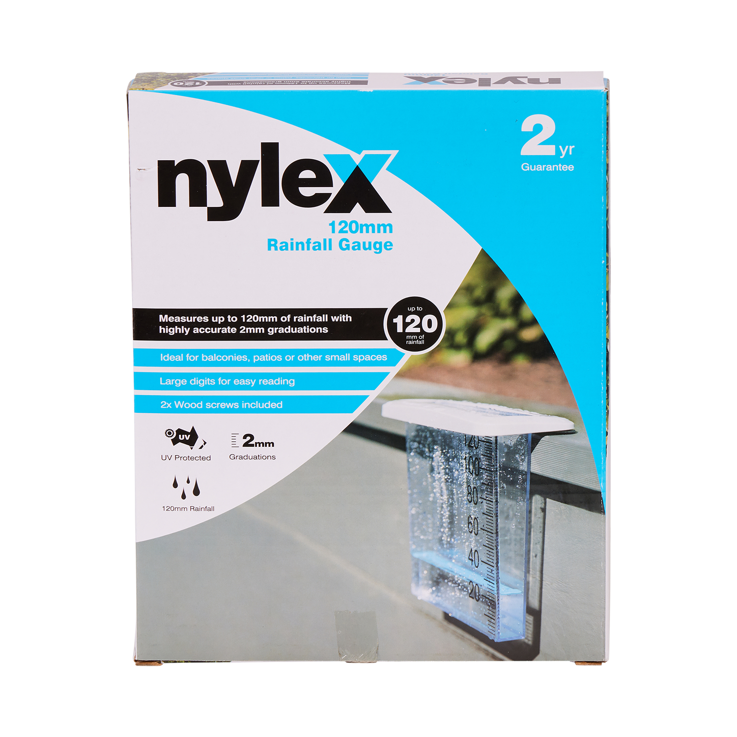 120mm Nylex Rain Gauge Waterfall